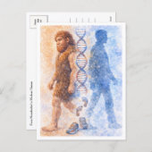 From Neanderthal to Modern Human Postcard シーズンポストカード (正面/裏面)
