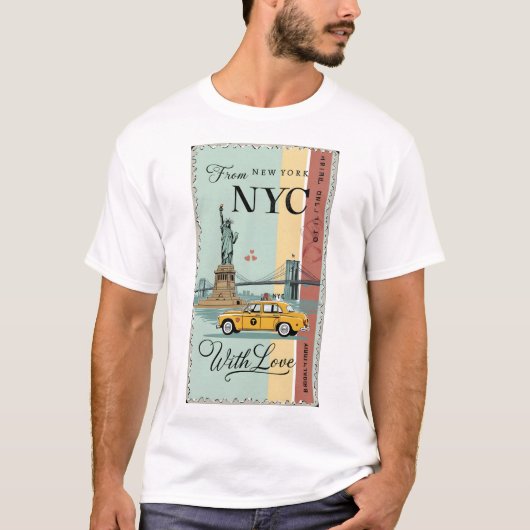 From New York, with Love - 212 Vibes Area code 212 Tシャツ (正面)