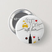 FROM NEW york with love Button 缶バッジ (正面&裏面)