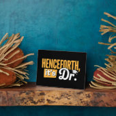 From Now on It's Doctor of Philosophy PhD Graduate フォトプラーク (側面)