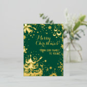 From our family to yours 箔シーズンポストカード (立ち正面)