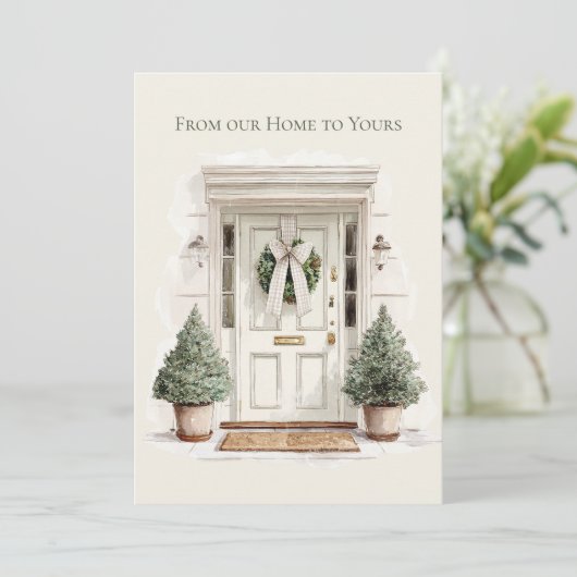 From Our Home to Yours Holiday Christmas シーズンカード (スタンド正面)