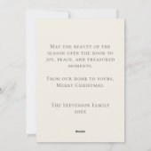 From Our Home to Yours Holiday Christmas シーズンカード (裏面)