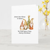 From Our Home to Yours on a Christmas  カード (黄色い花)