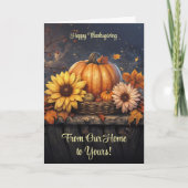 From Our House or Home to Yours Thanksgiving カード (正面)