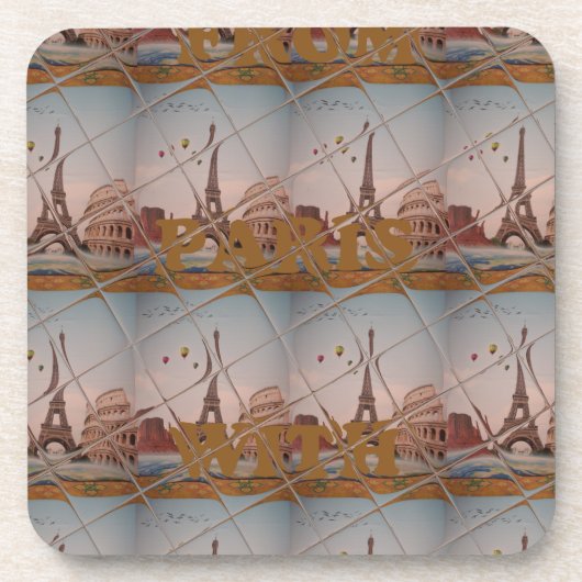 From Paris With Love blue sky colors コースター (正面)