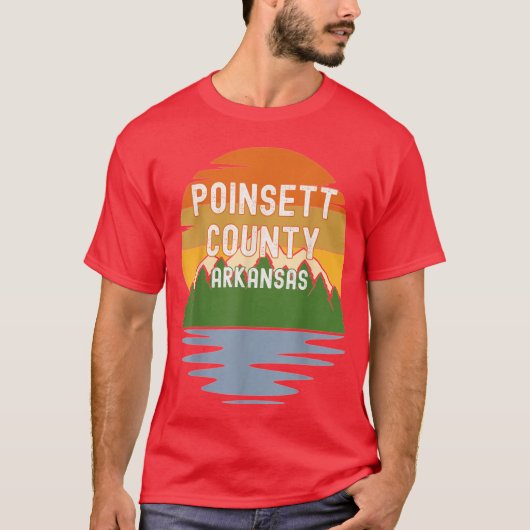 From Poinsett County Arkansas Vintage Sunset Gift Tシャツ (正面)