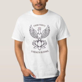 From Purity, Strength Blooms – Phoenix Nurse Desig Tシャツ