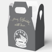 From Santa With Love Snow Globe Christmas Truck フェイバーボックス (見開き)