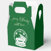 From Santa With Love Snow Globe Christmas Truck フェイバーボックス (見開き)