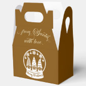 From Santa With Love Snow Globe Gnomes フェイバーボックス (見開き)