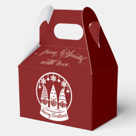 From Santa With Love Snow Globe Gnomes フェイバーボックス