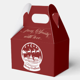 From Santa With Love Snow Globe Santa フェイバーボックス