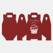 From Santa With Love Snow Globe Santa フェイバーボックス (見開き)