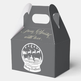 From Santa With Love Snow Globe Santa フェイバーボックス