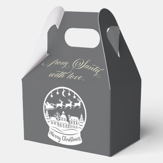 From Santa With Love Snow Globe Santa フェイバーボックス (正面)