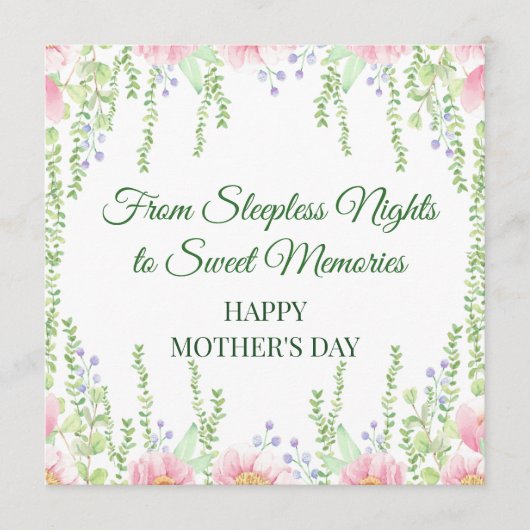 From Sleepless Nights to Sweet Memories - Card 招待状 (正面)