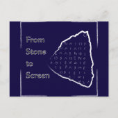 From Stone to Screenロゴのはがき ポストカード (正面)