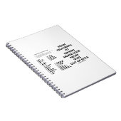 From Telegraph Toメールや文字を打つMorse Code Neverスタイル ノートブック (右側)