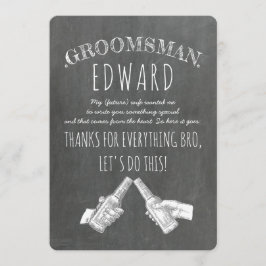 From The ハート- おもしろい Groomsman Proposal 招待状