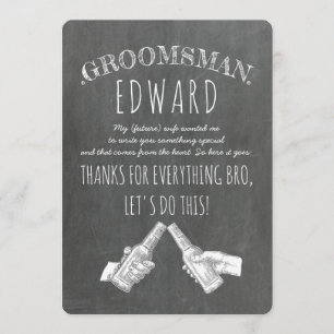 From The ハート- おもしろい Groomsman Proposal 招待状