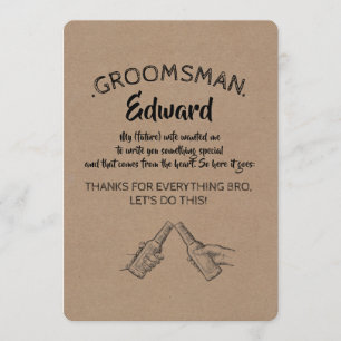 From The ハート- おもしろい Groomsman Proposal 招待状