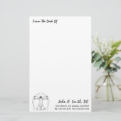 『From The Desk Of』カイロプラクティック文房具 便箋 (スタンド正面)