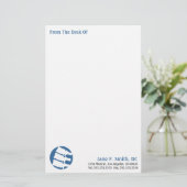 『From The Desk Of』カイロプラクティック文房具 便箋 (スタンド正面)
