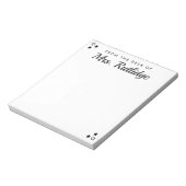 From the Desk of - Little Black Stars ノートパッド (回転)