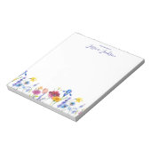 From the Desk of with Beautiful Spring Flowers ノートパッド (回転)