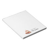 From the Desk of with Books and Tea Cup ノートパッド (アングル)