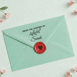 From the Garden of Custom Name Stamp セルフインキングスタンプ