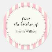 From the kitchen of Small Business ラウンドシール (正面)