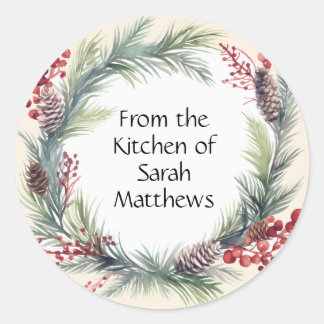 From the kitchen of stickers ラウンドシール