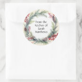 From the kitchen of stickers ラウンドシール (バッグ)