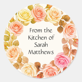 From the kitchen of stickers ラウンドシール