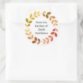 From the kitchen of stickers ラウンドシール (バッグ)