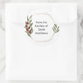 From the kitchen of stickers ラウンドシール (バッグ)