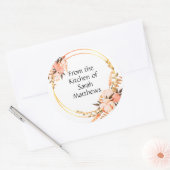 From the kitchen of stickers ラウンドシール (封筒)