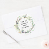 From the kitchen of stickers ラウンドシール (封筒)