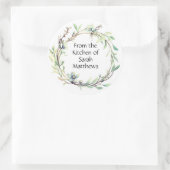 From the kitchen of stickers ラウンドシール (バッグ)