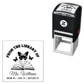 From The Library Of | 蝶 古書籍 セルフインキングスタンプ (インサイチュ)