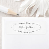 From the Library of Labels, Library Stickers ラベル (インサイチュ)