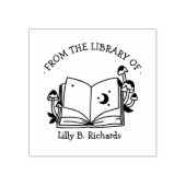 From the Library of [Your Name] – 魔法の本 ラバースタンプ (インプリント)