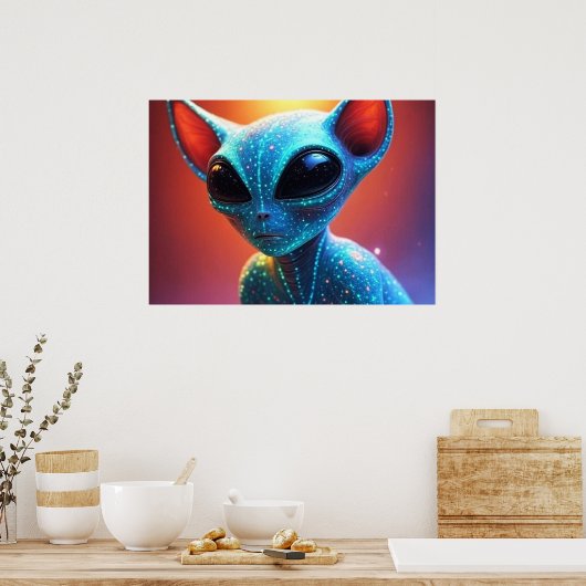 From The Star People AI Aliens  ポスター (キッチン)