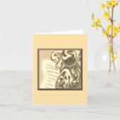 From the Tooth Fairy Note Card カード (黄色い花)