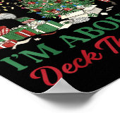 From The Windows To Deck These Halls Raccoon Xmas  ポスター (角)