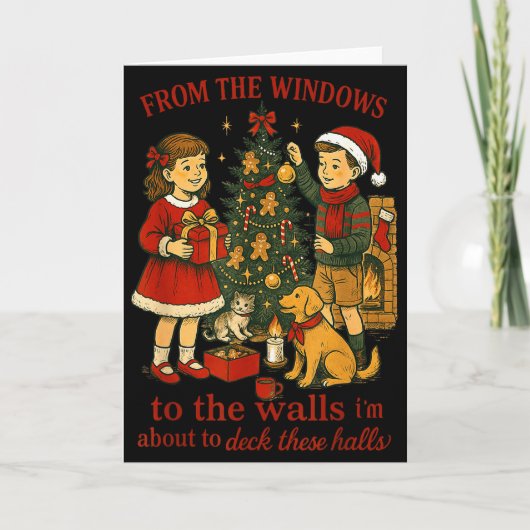 From The Windows To The Walls Christmas Fun  カード (正面)