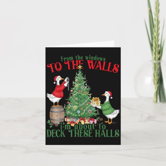 From The Windows To The Walls I'm About To Deck Th カード (正面)