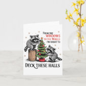 From The Windows To Walls I'm About Deck These Hal カード (黄色い花)